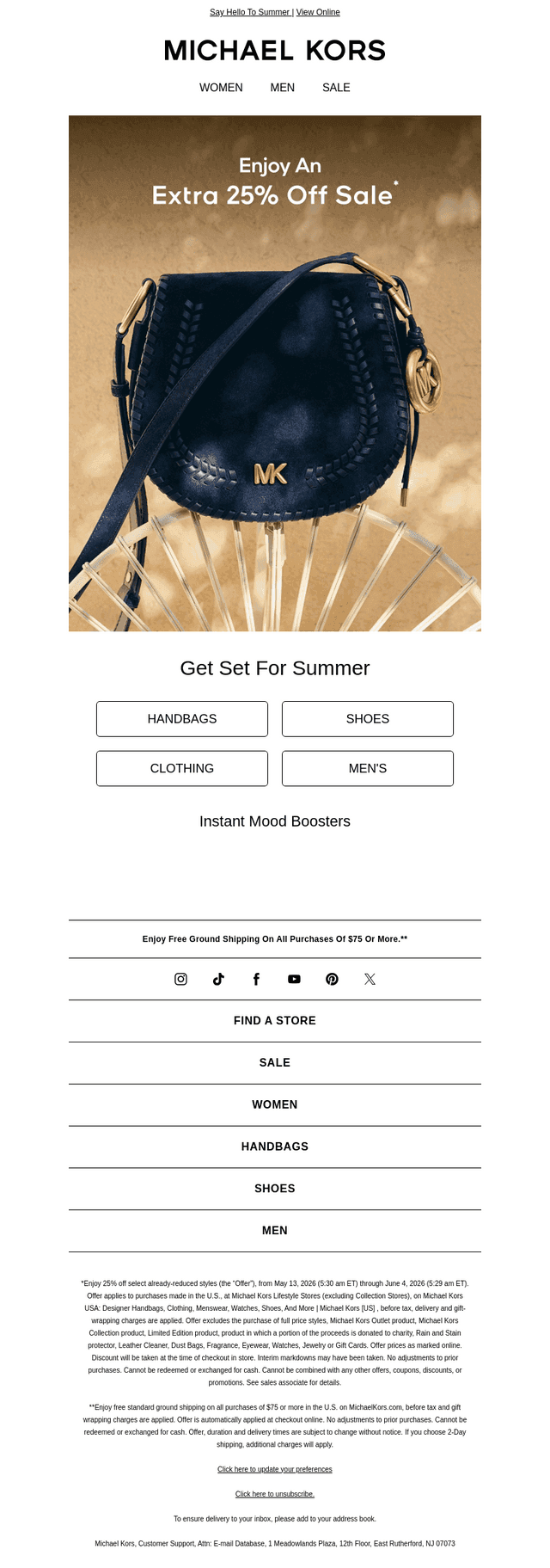 Announcing An Extra 25% Off Sale
