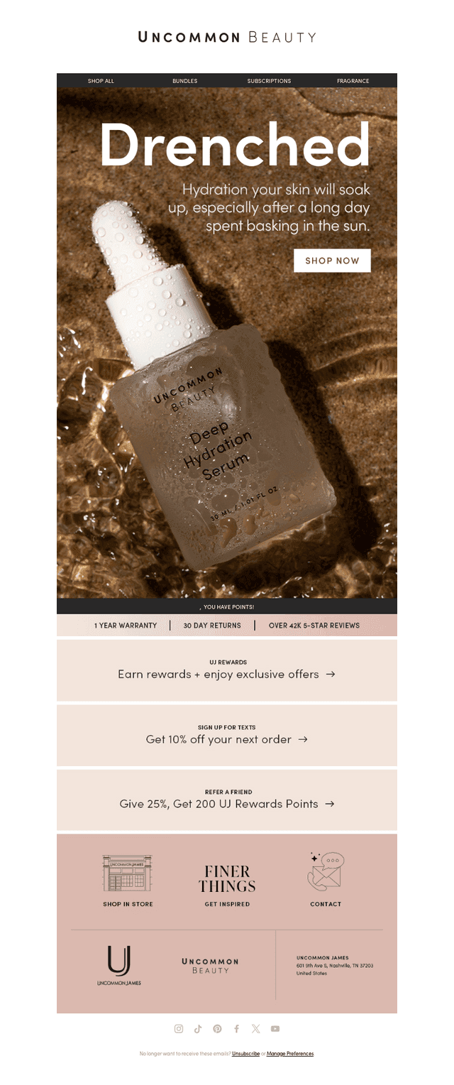 Kristin’s post-sun skincare essential