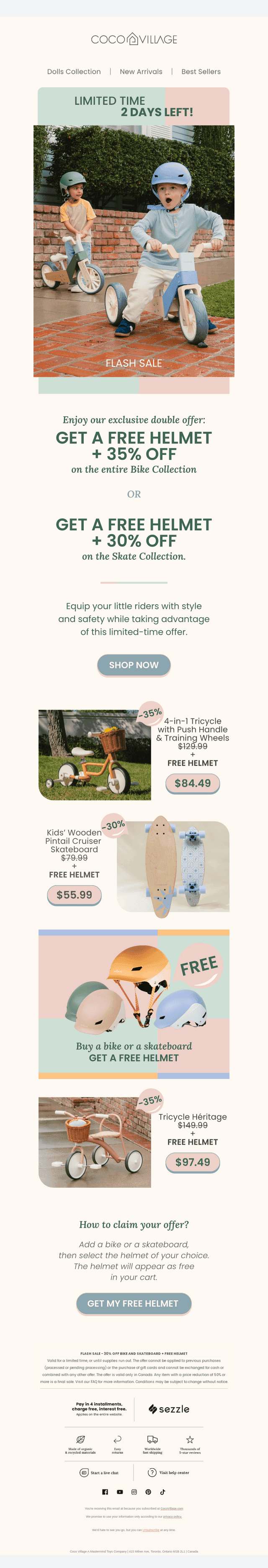 ⚡ Going Fast: Free Helmet + 35% OFF