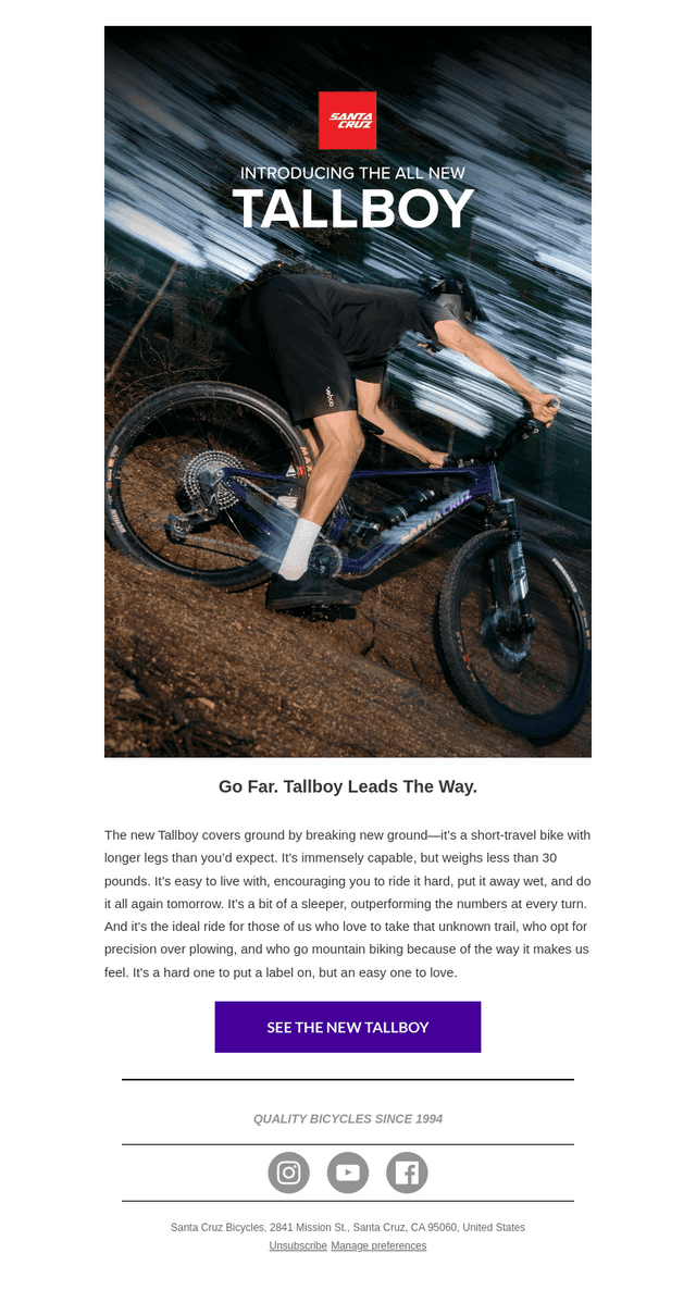 Introducing The New Tallboy