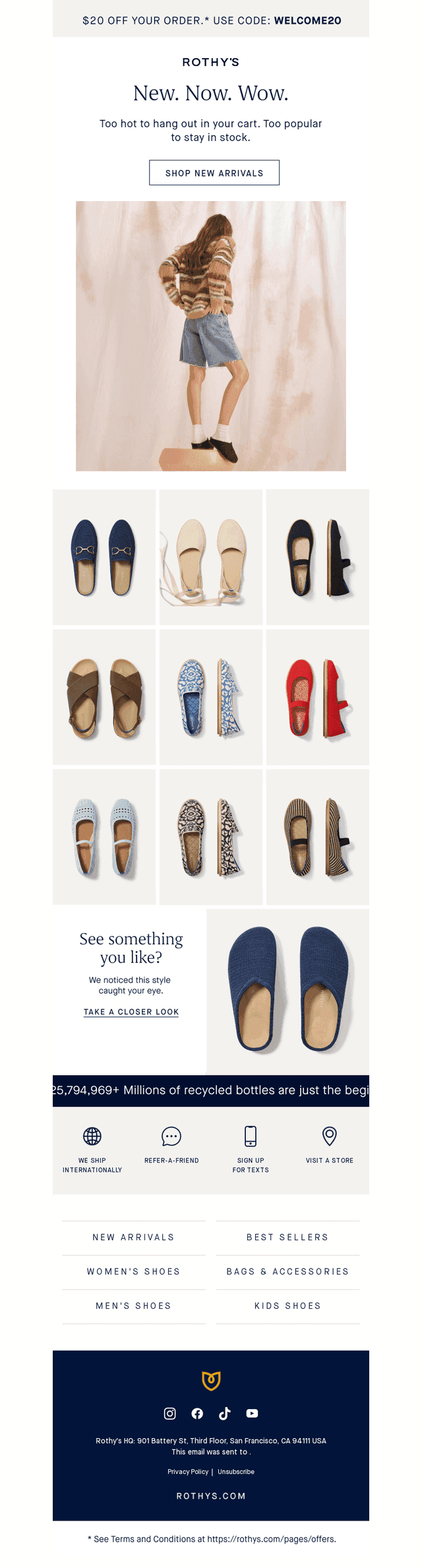 Just in. Just for you.
