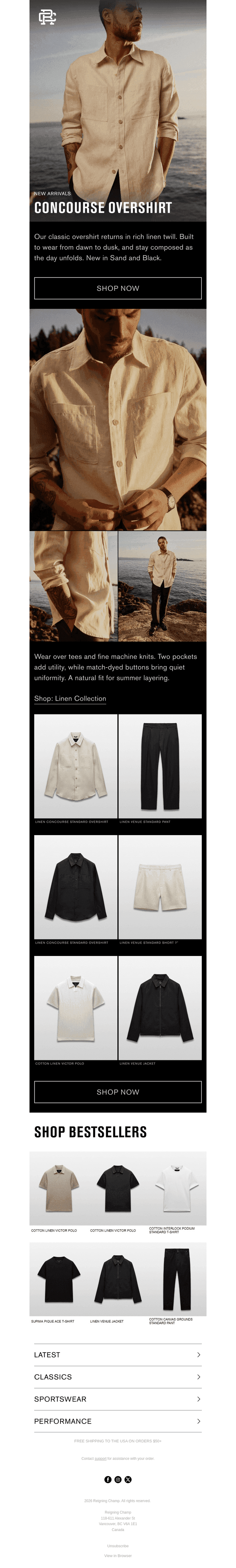 New Arrivals: Concourse Overshirt