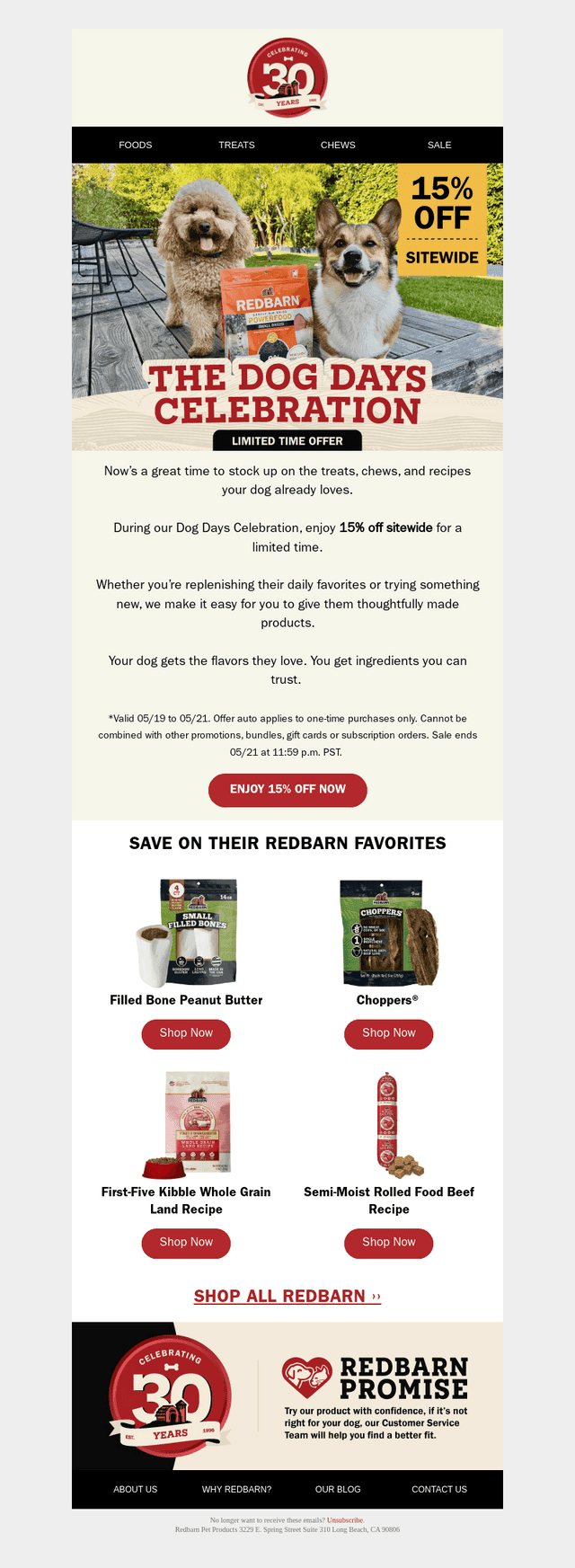 Our Dog Days Celebration is here!