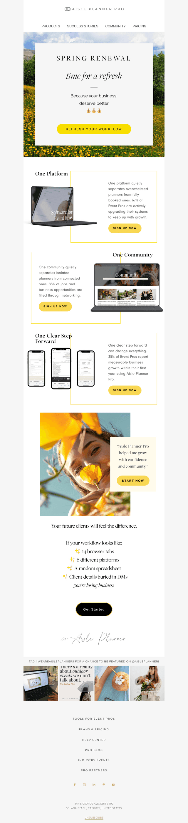 🌿 Aisle Planner Pro can refresh your business