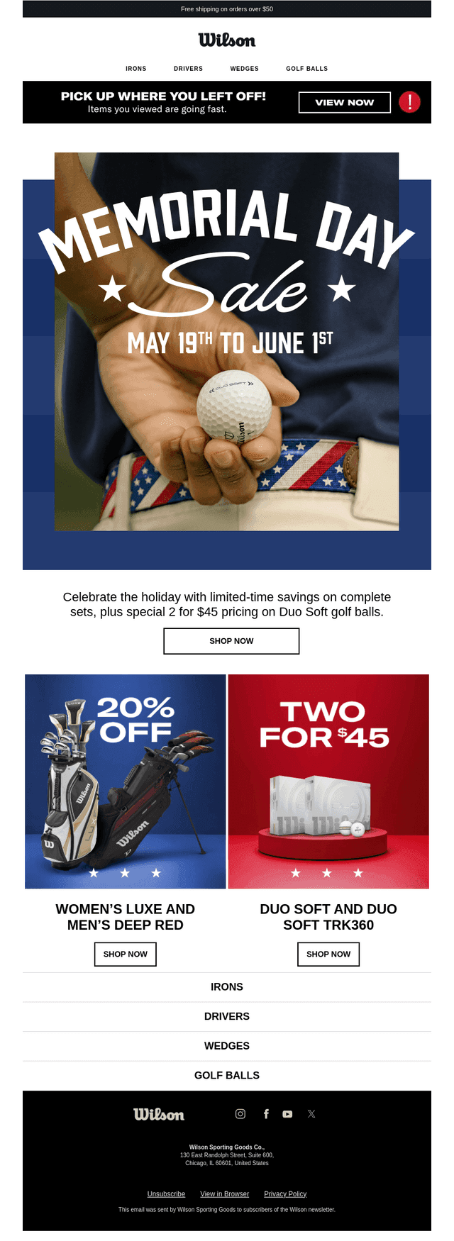 Memorial Day Savings Start Now