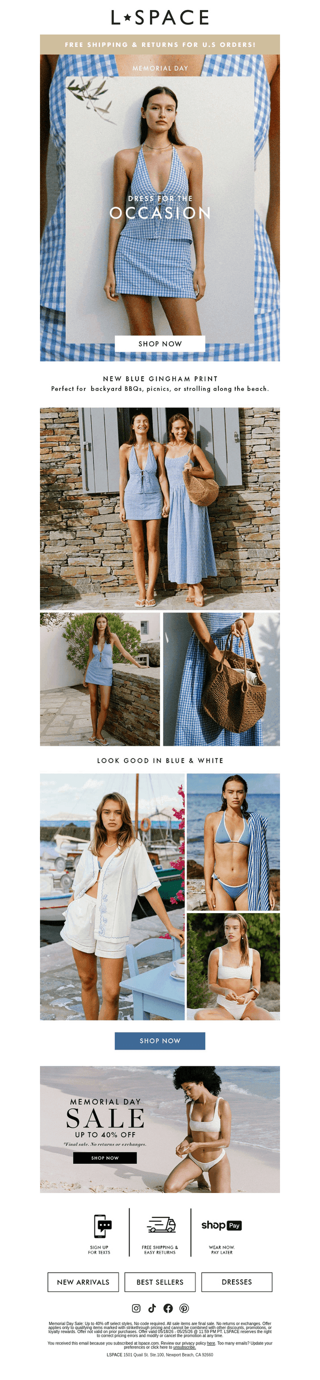 New Arrivals For Your Long Weekend Plans