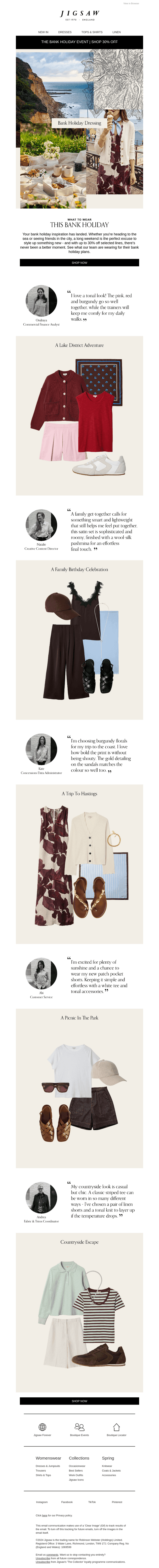 Long weekend looks, sorted