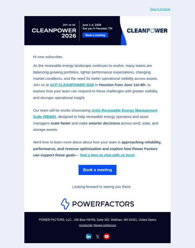 Power Factors email from Wed, May 20, 2026