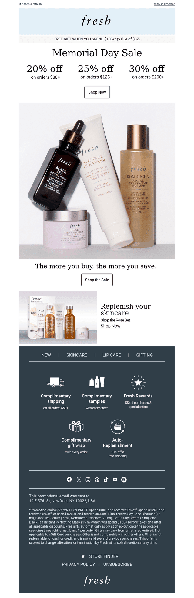 Your skin called