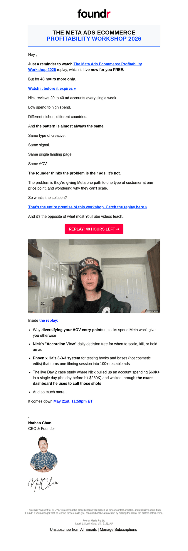 📺[48 Hours] FREE REPLAY - Your ads aren't the problem