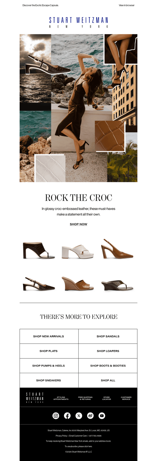Just Landed: Croc-Print Shoes With Bite