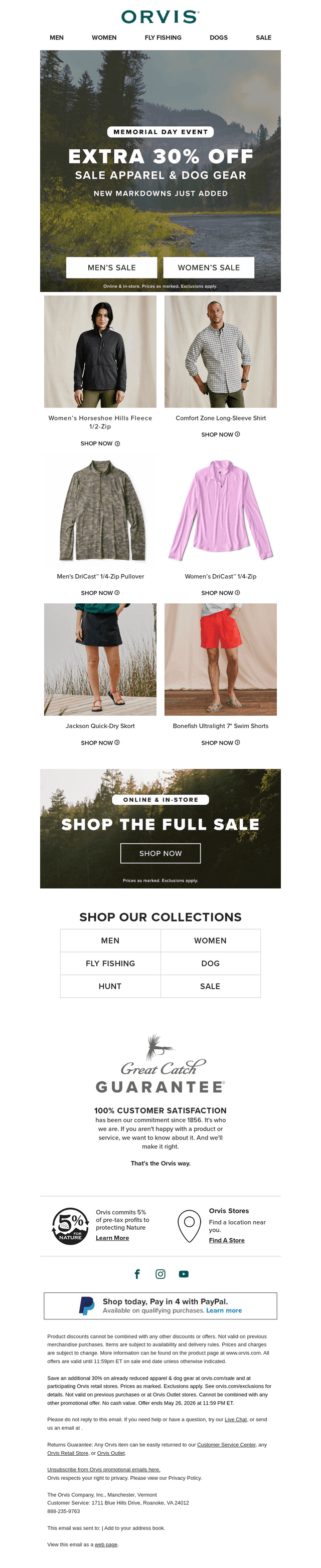 STARTS NOW: Extra 30% off sale