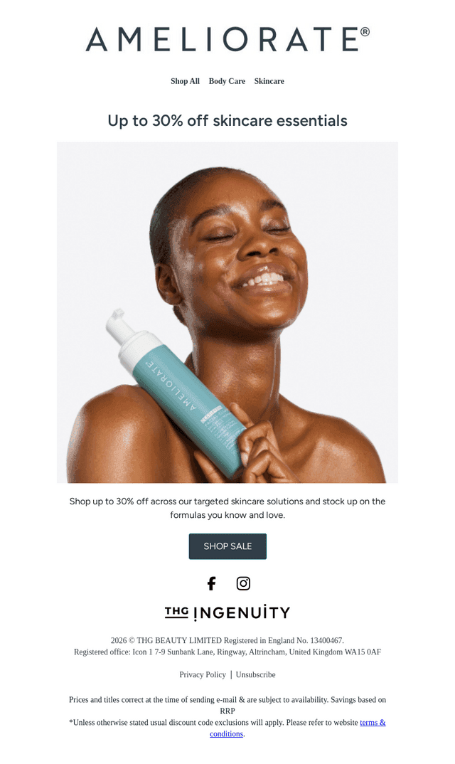 Ameliorate UK email from Thu, May 21, 2026