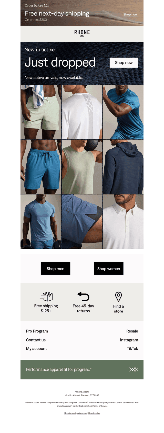 Just dropped: new active arrivals