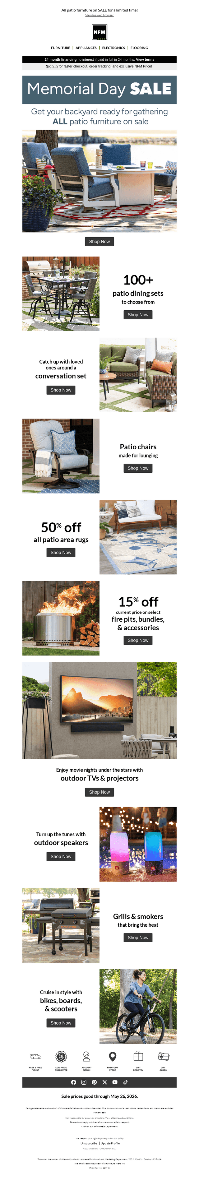 Sun’s out, savings on