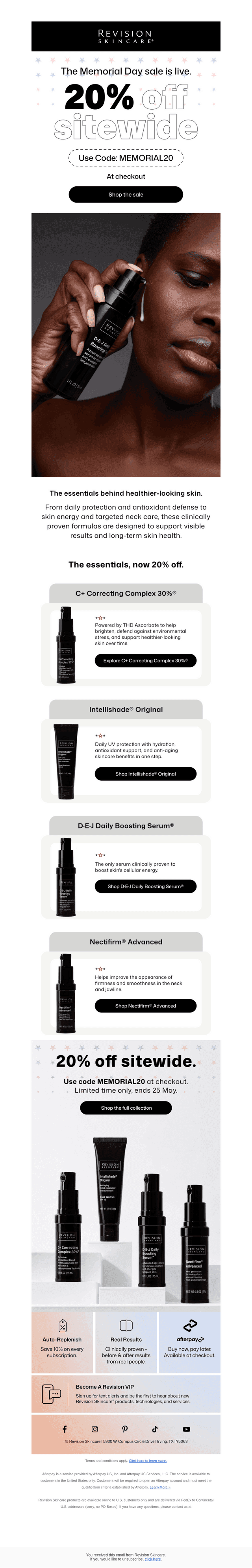 Revision Skincare email from Thu, May 21, 2026