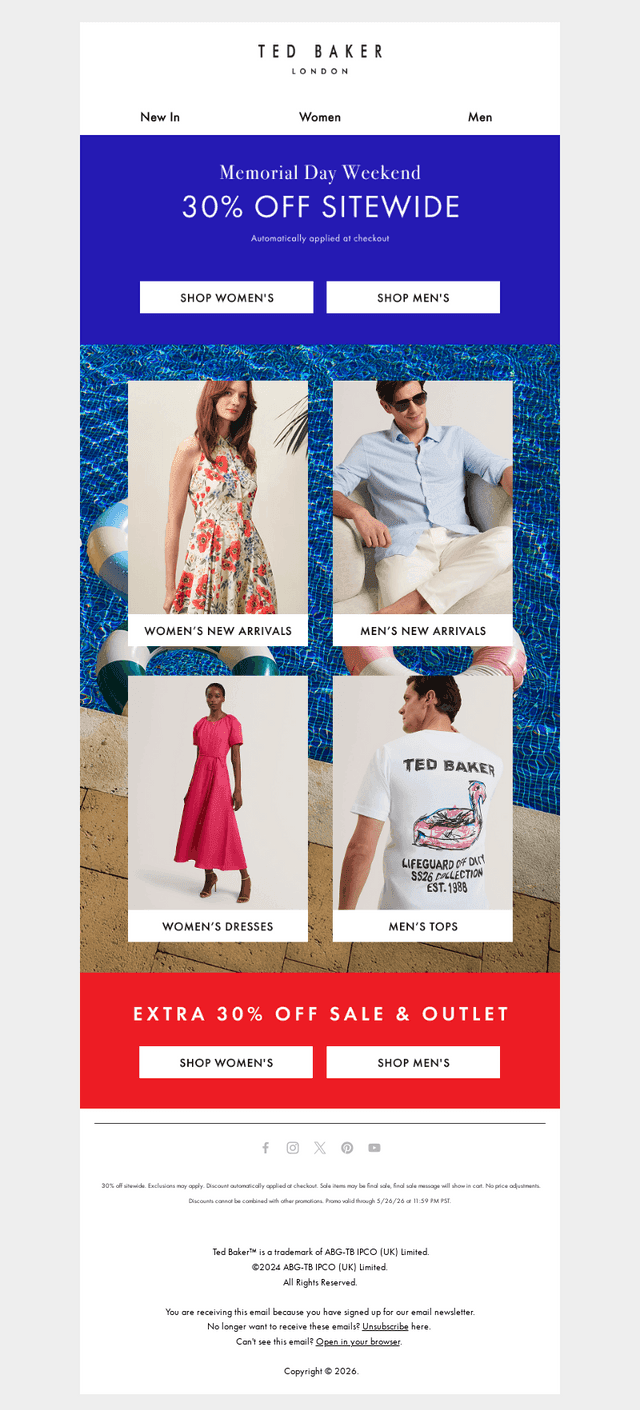 Ted Baker email from Thu, May 21, 2026