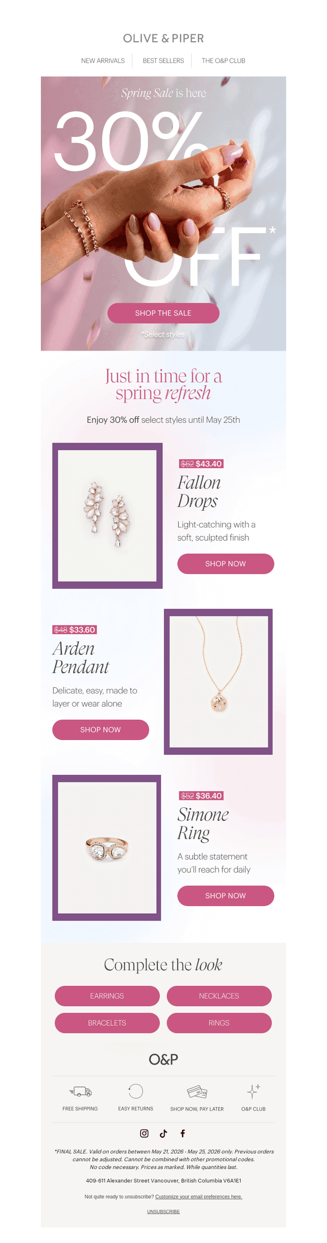 SPRING SALE NOW ON 🌸
