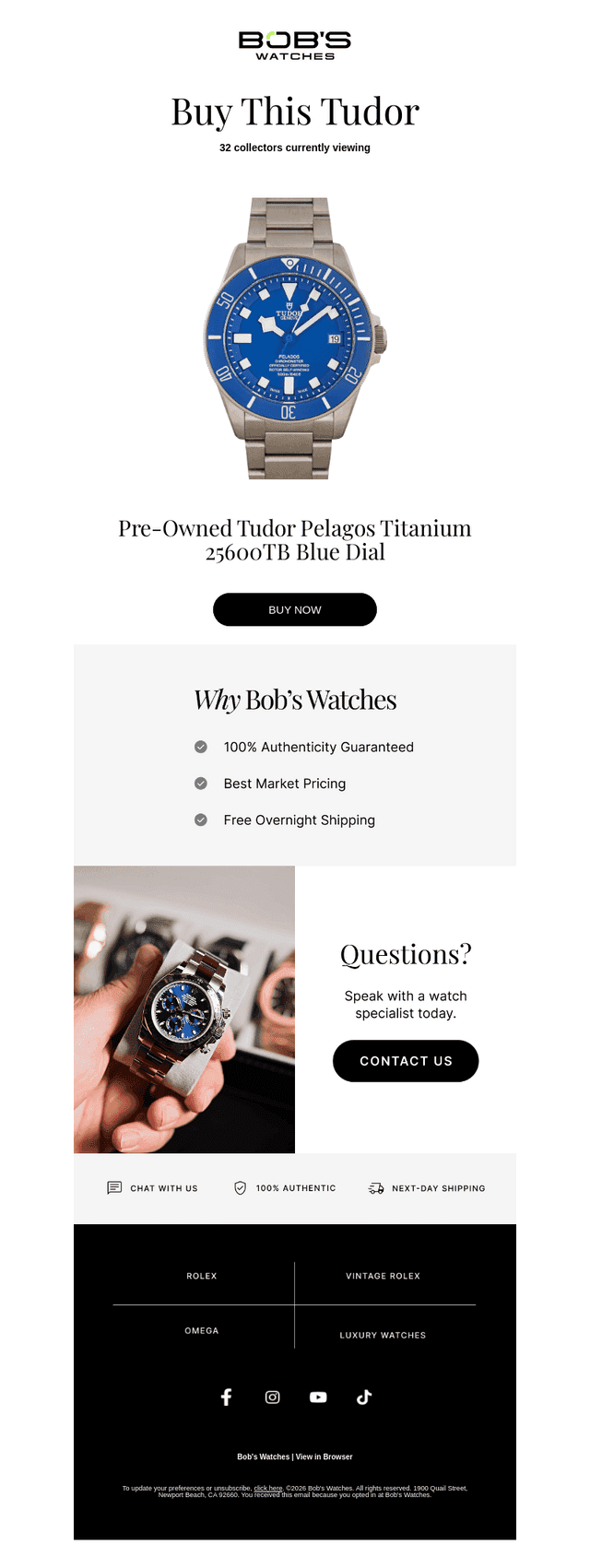 Your Tudor is Waiting