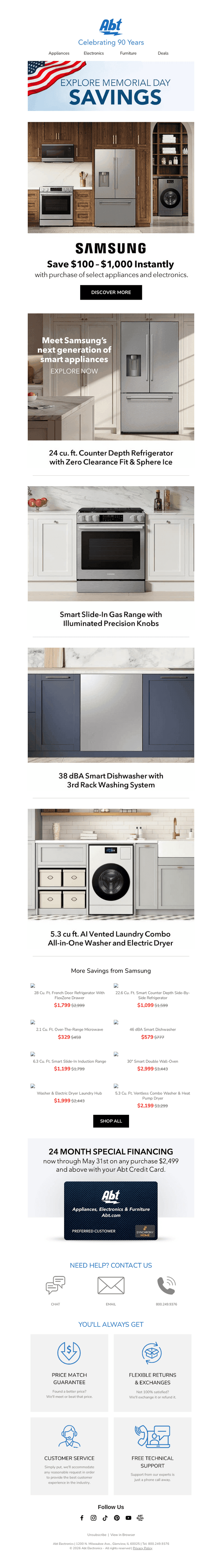 Abt Electronics email from Thu, May 21, 2026