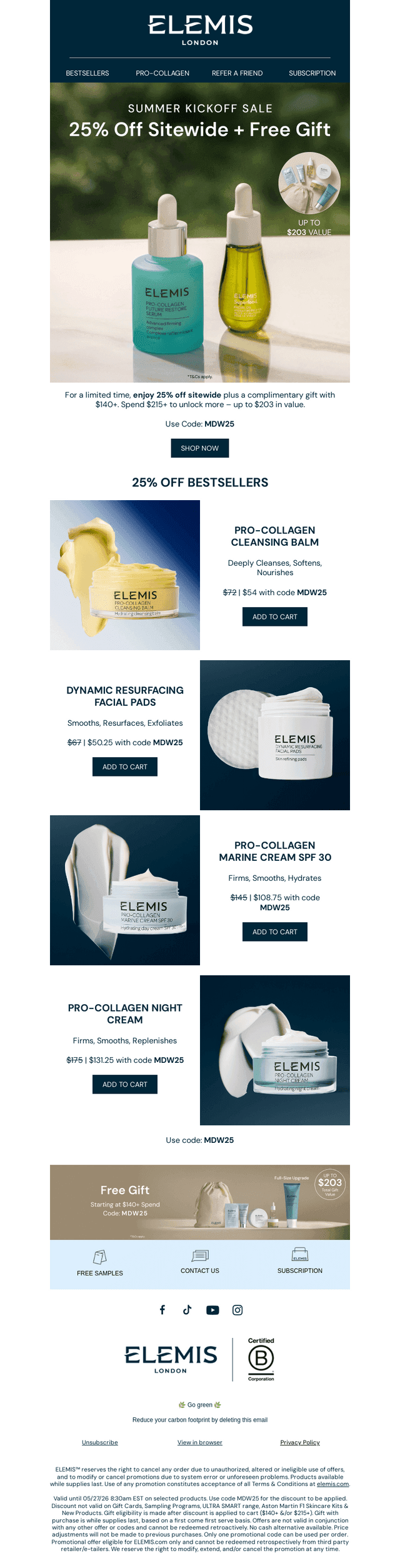 Your Summer Skin Upgrade: 25% Off + Gift