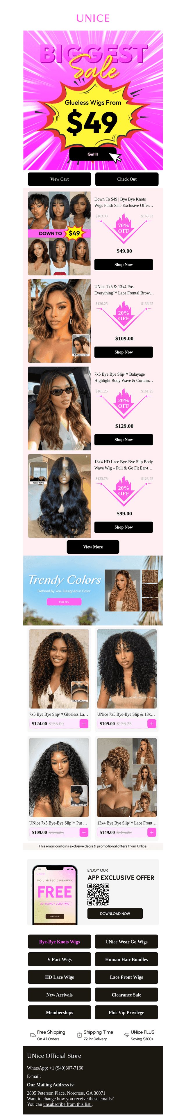 Last Chance $49 Summer Colors
