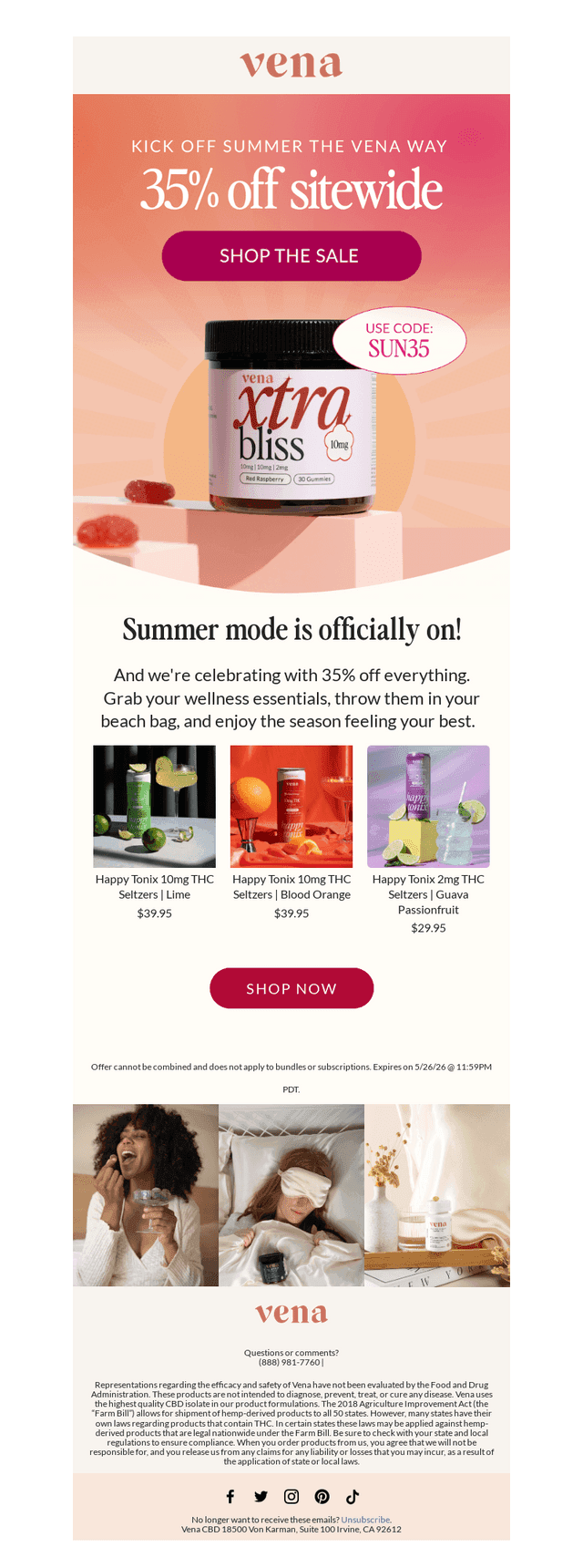 Happening Now: 35% Off Sitewide 💛