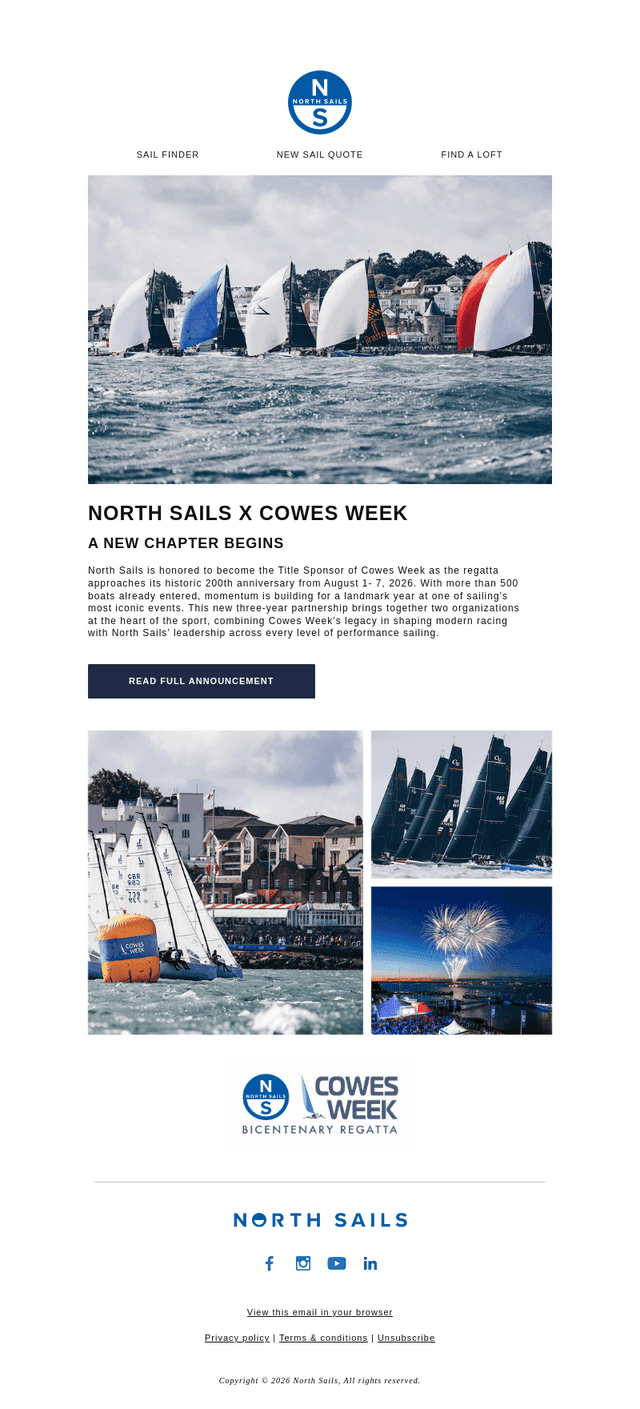 North Sails Cowes Week 2026