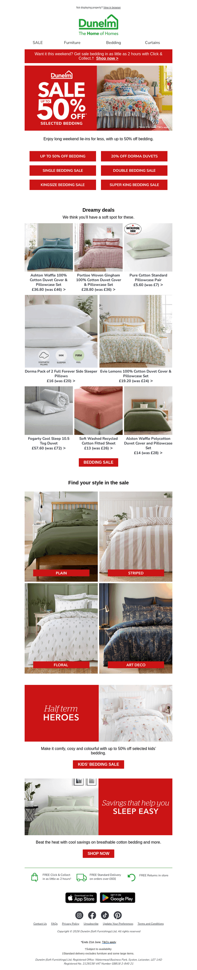Big bedding bargains 🛏️