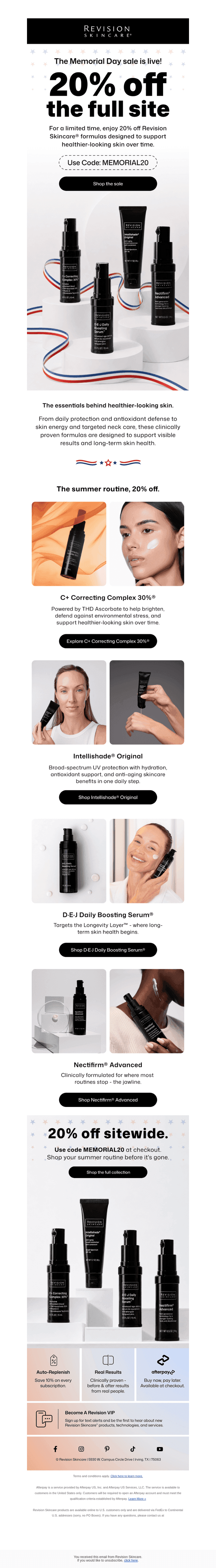 Revision Skincare email from Fri, May 22, 2026