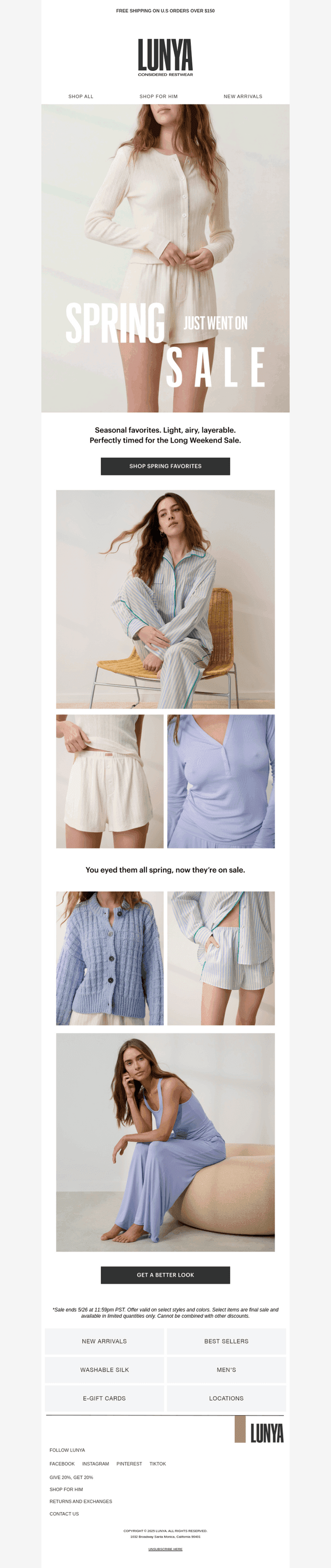 Lunya email from Fri, May 22, 2026