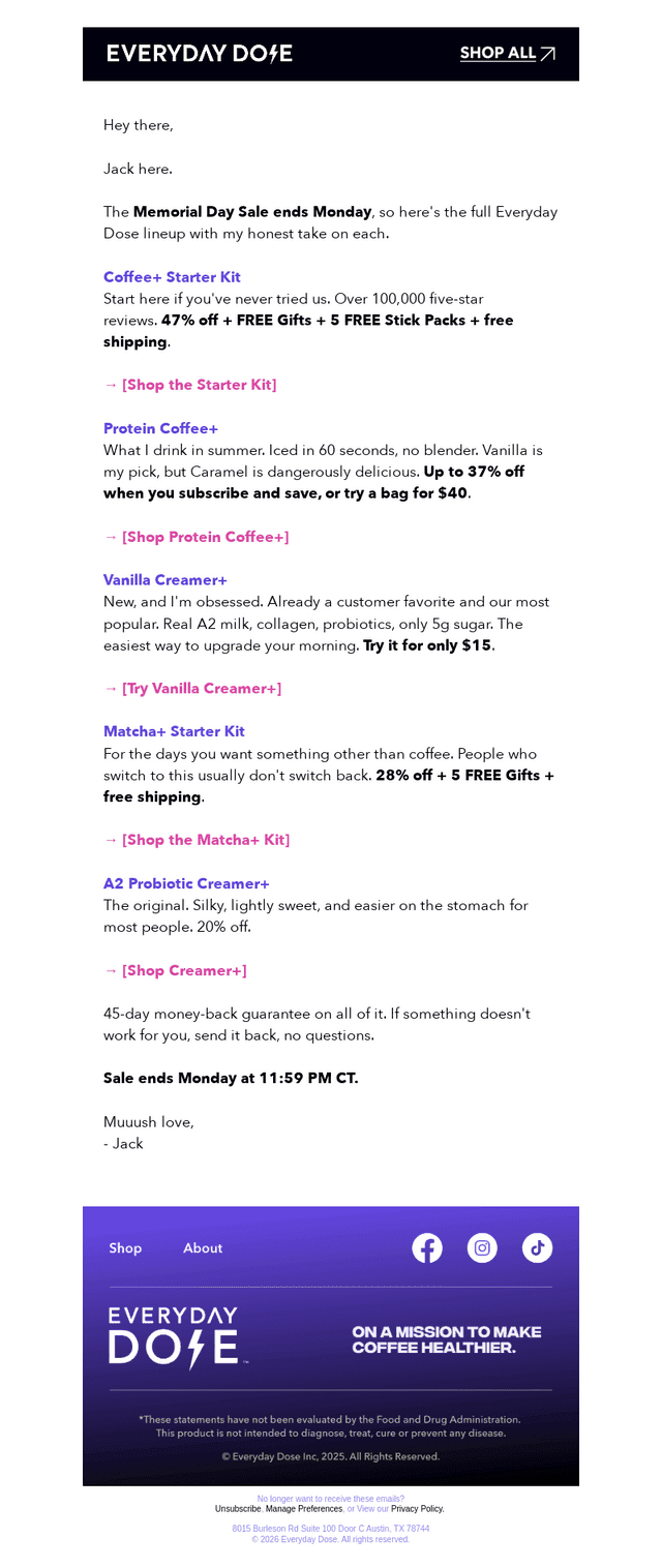 Everyday Dose email from Fri, May 22, 2026