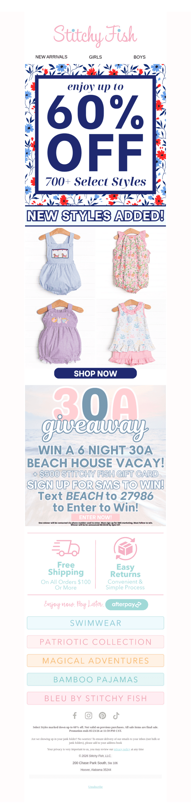 700+ Select Styles Up To 60% Off!