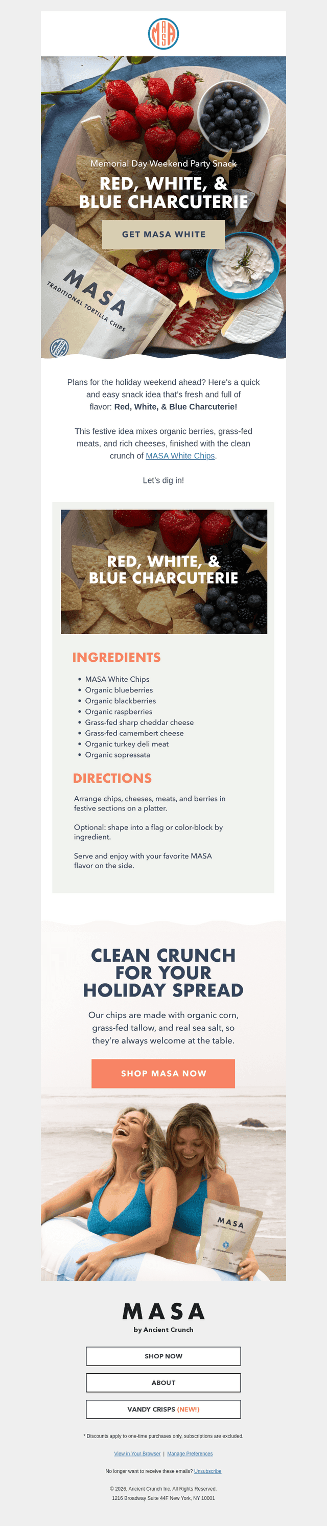 MASA Chips email from Fri, May 22, 2026
