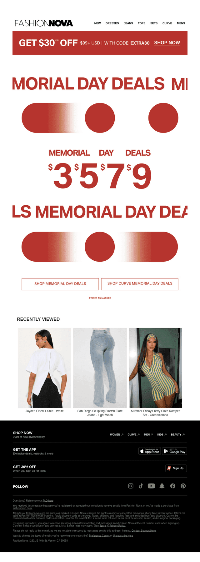 Fashion Nova email from Fri, May 22, 2026