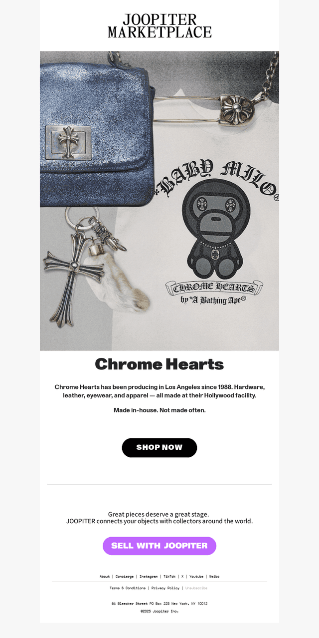 JUST LANDED: Chrome Hearts