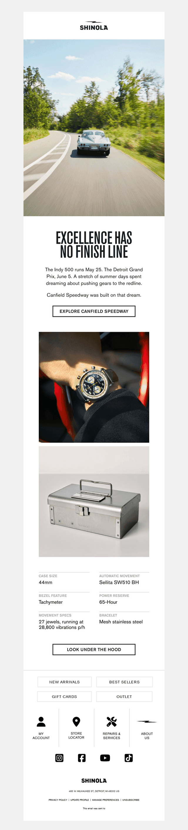 The Watch for Race Weekends