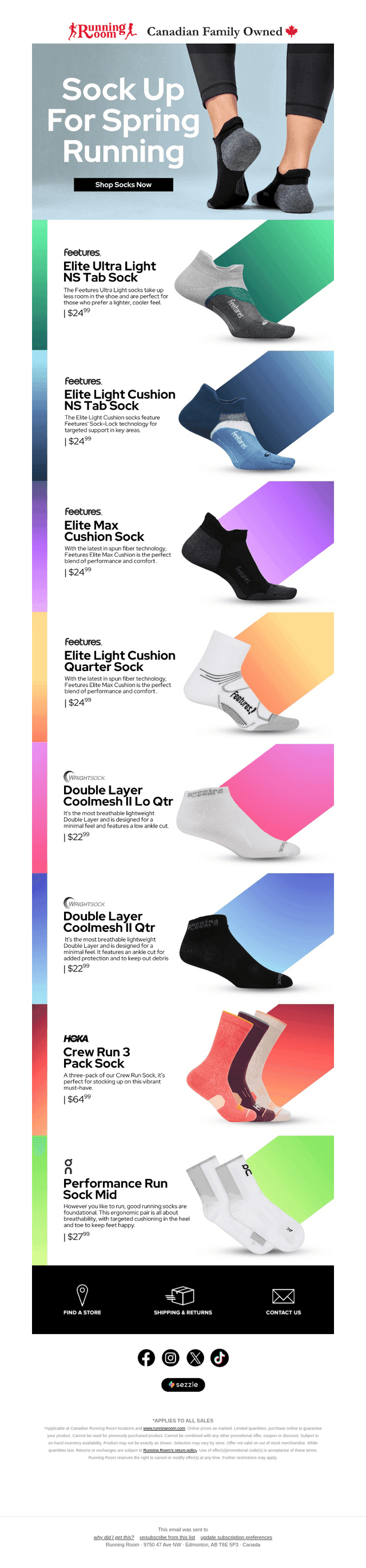 Sock Up for Spring Miles Ahead 🧦