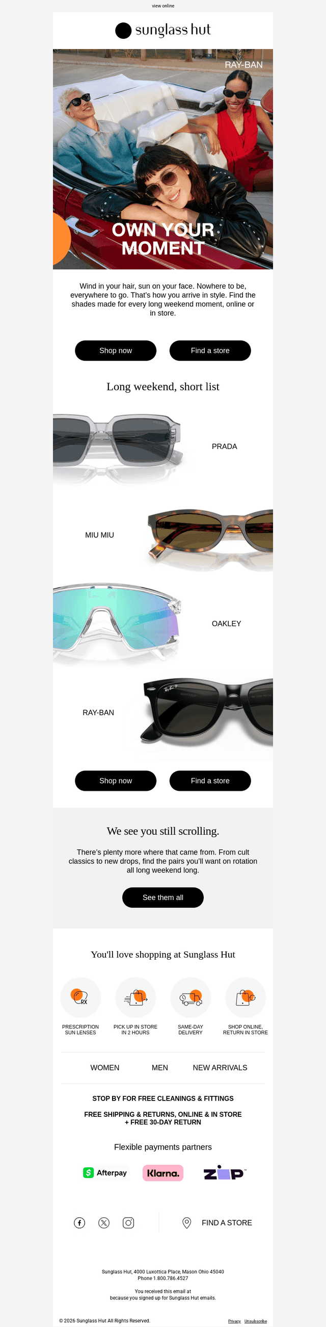 Your long weekend lineup has arrived