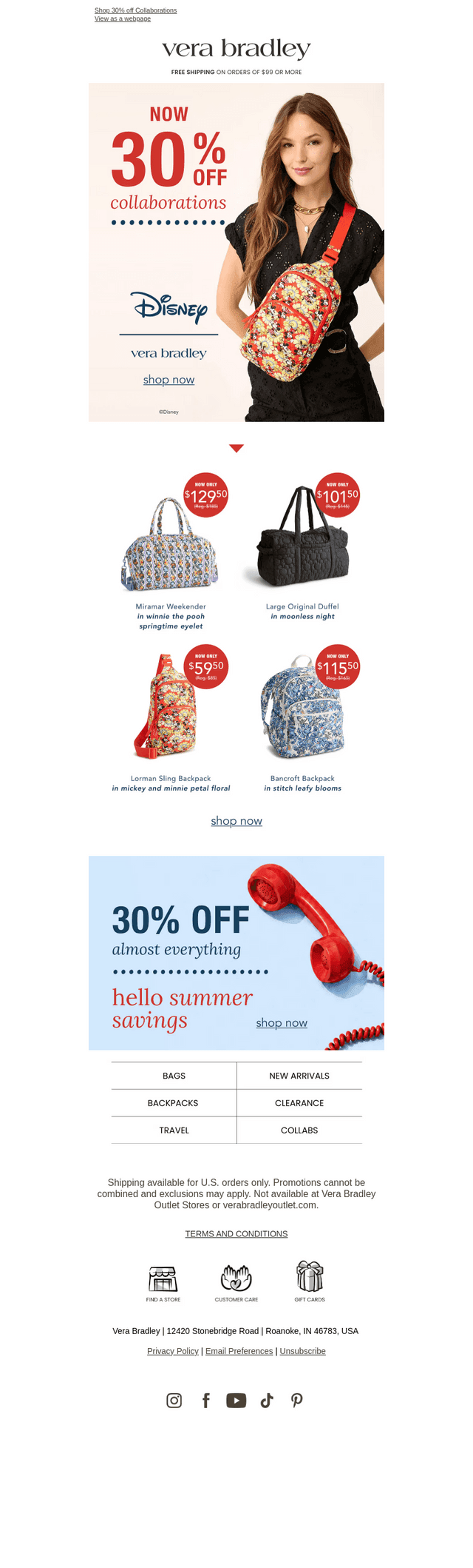 Get 30% off Disney & more collabs
