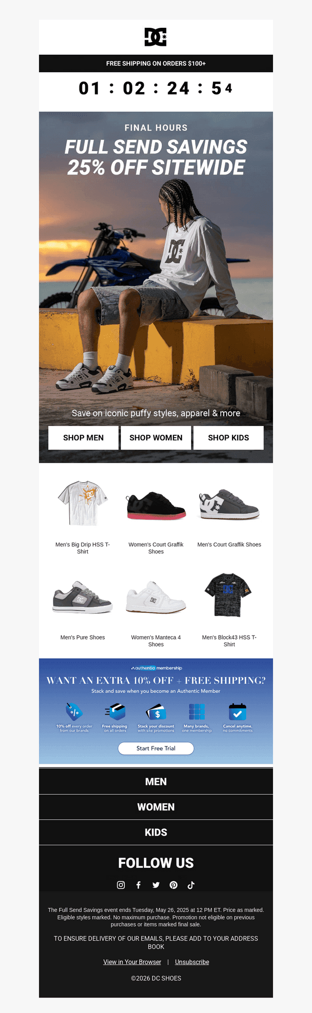 LAST CHANCE: 25% OFF