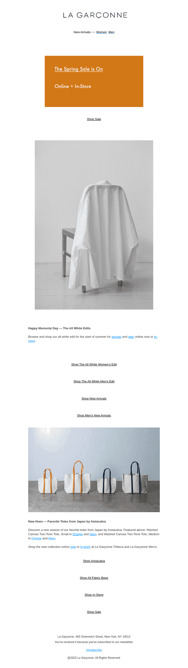 La GarAonne email from Mon, May 25, 2026
