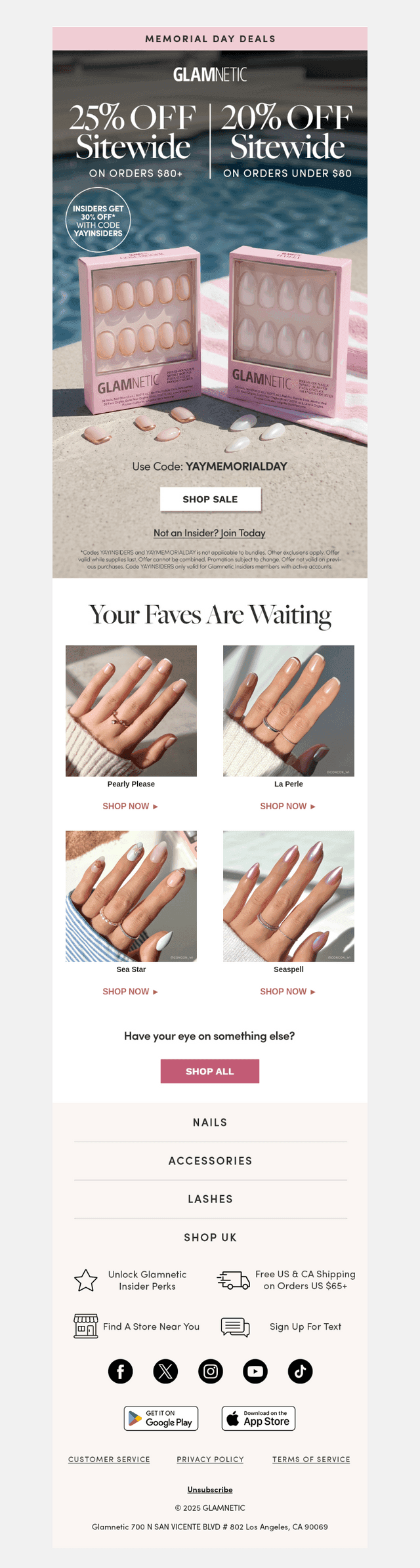 glamnetic email from Mon, May 25, 2026