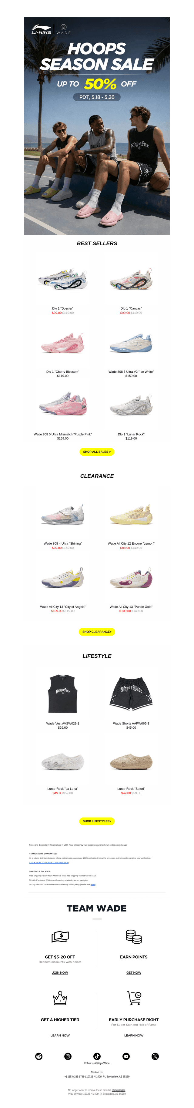 Way of Wade email from Mon, May 25, 2026