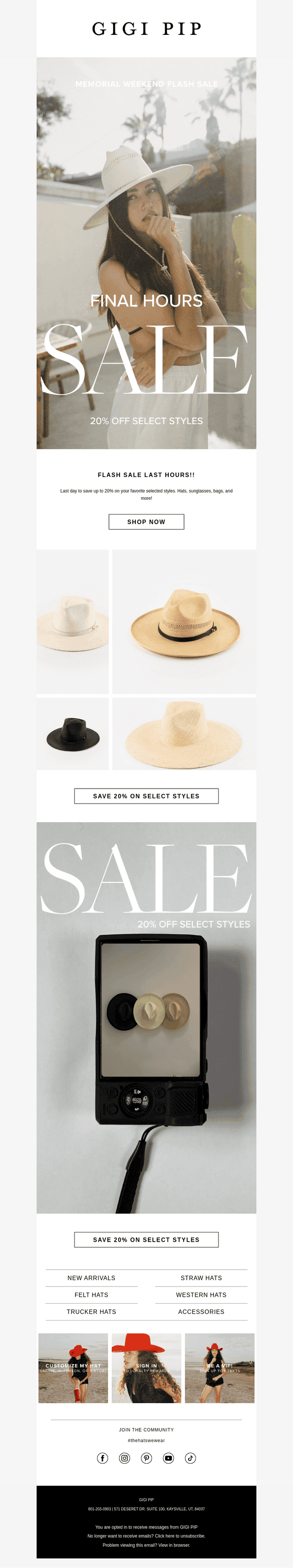 FINAL HOURS! Memorial Day Flash Sale Ending!