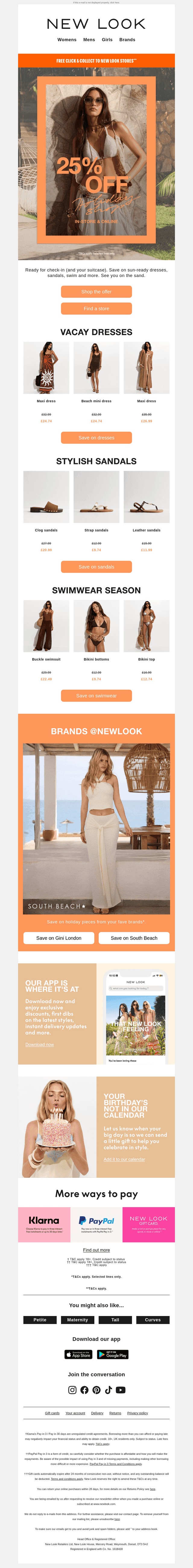 25% OFF holiday-ready styles