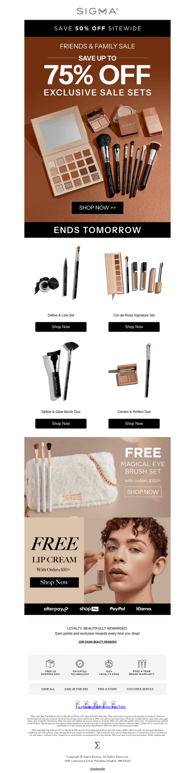 Ends Tomorrow: 50% off EVERYTHING! 😍