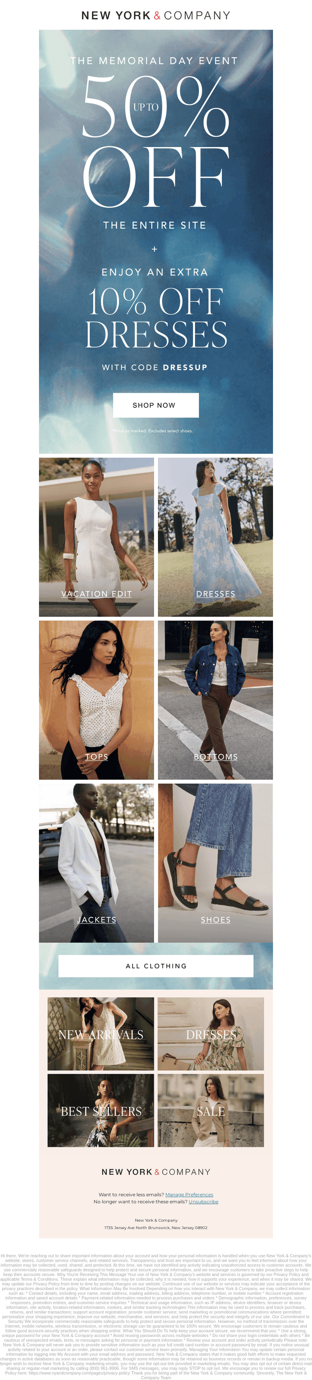New York & Company email from Tue, May 26, 2026