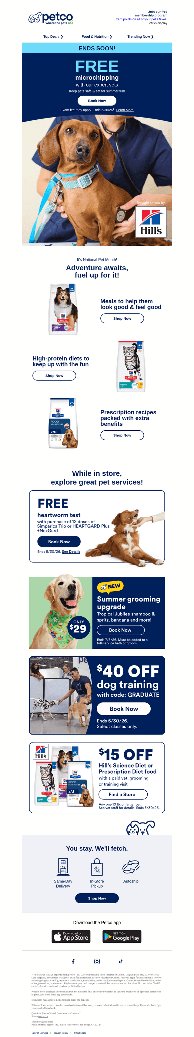 🐶 🐱 FINAL DAYS: Get pets chipped—for free!