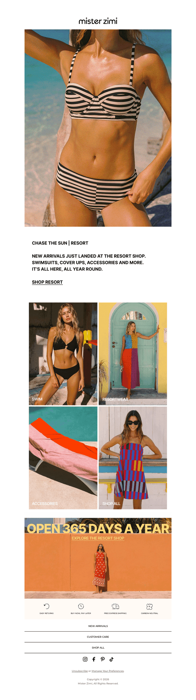 RESORT 🌴 JUST LANDED
